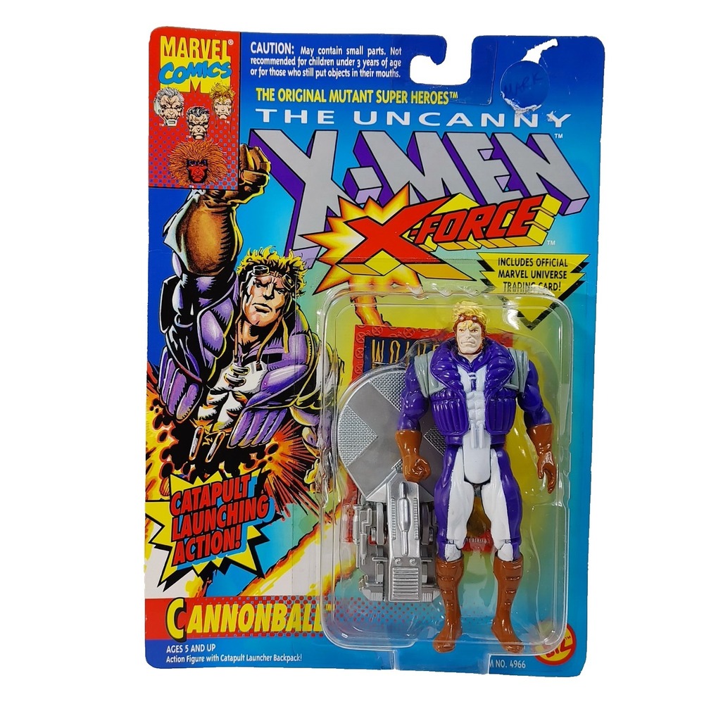 Marvel Comics Uncanny X-Men X-Force Cannonball Action Figure 1993 Toybiz